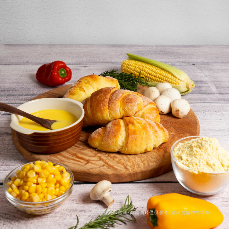 玉米濃湯奶油捲(四入一組)【預購冷凍宅配】