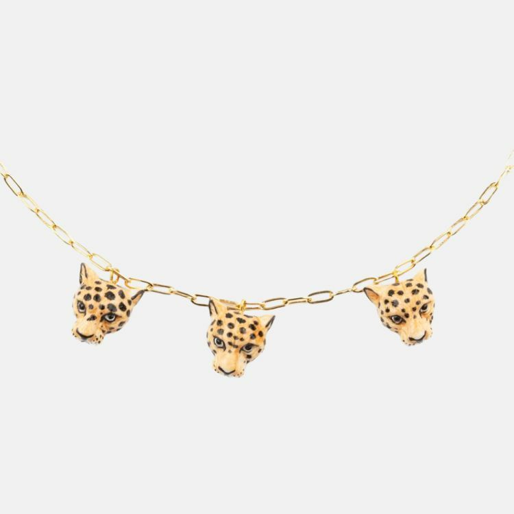 NACH 美洲豹瓷迴紋項鍊