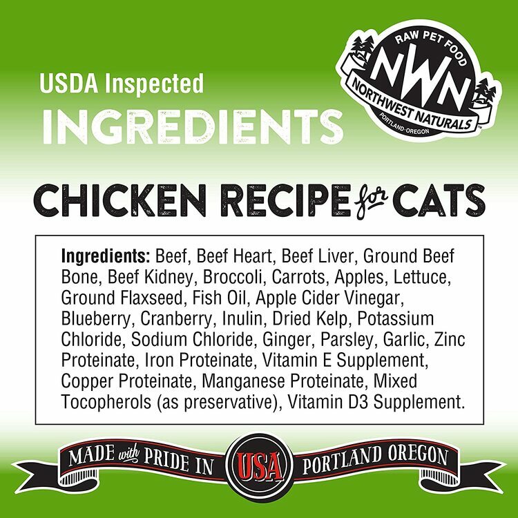 Northwest Naturals - Freeze Dried Diets for Cats Chicken Recipe 311g(11oz)