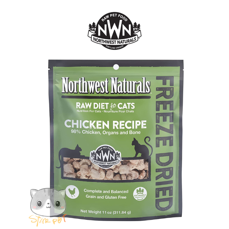 Northwest Naturals - Freeze Dried Diets for Cats Chicken Recipe 311g(11oz)