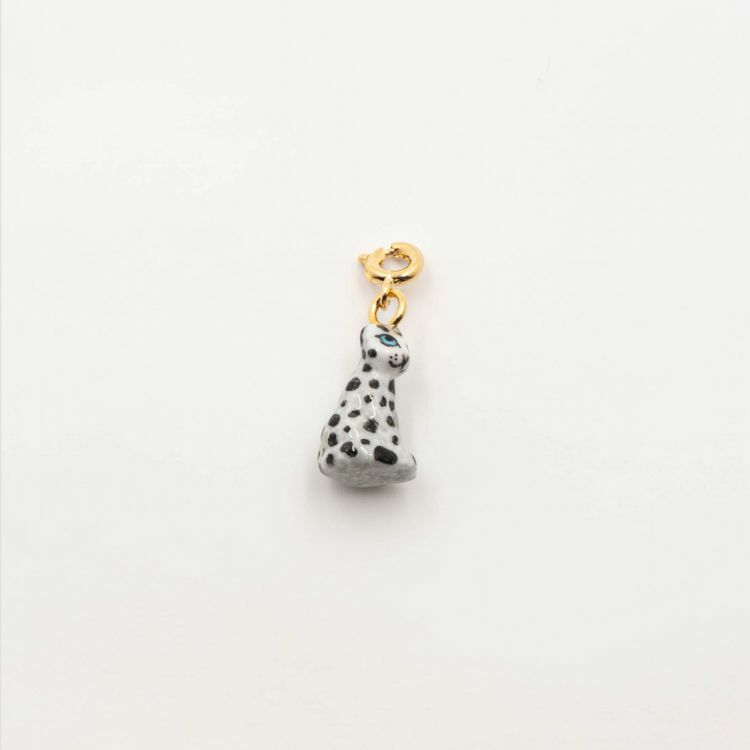 NACH 雪豹瓷吊墜 - 瀕危物種