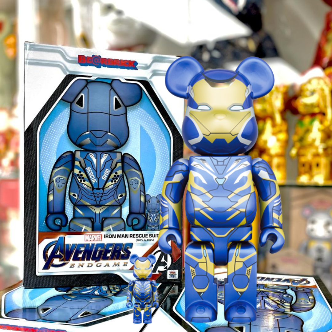 100%+400% Be@rbrick IRON MAN RESCUE SUIT 『Avengers: End
