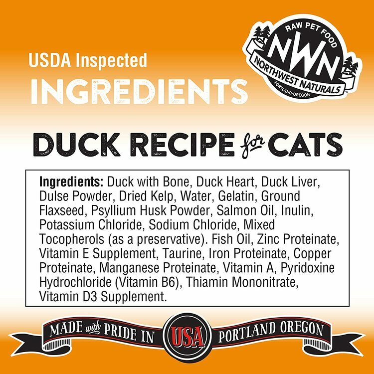 【Best Before 2026/03/21】Northwest Naturals - Freeze Dried Diets for Cats Duck Recipe 311g(11oz)