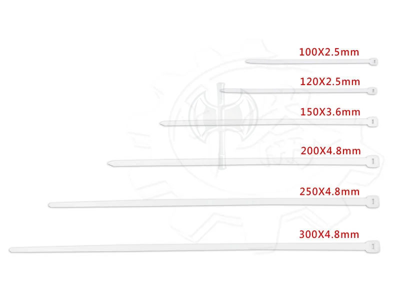 ＊中崙五金【附發票】電精靈 白色 束線帶 束帶 100mm/120mm/150mm/200mm/250mm/300mm