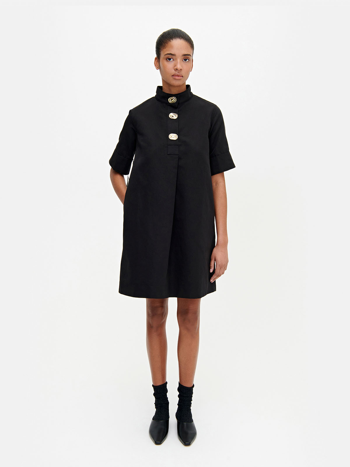 solid-saeunn-short-sleeve-woven-dress-95cm-marimekko