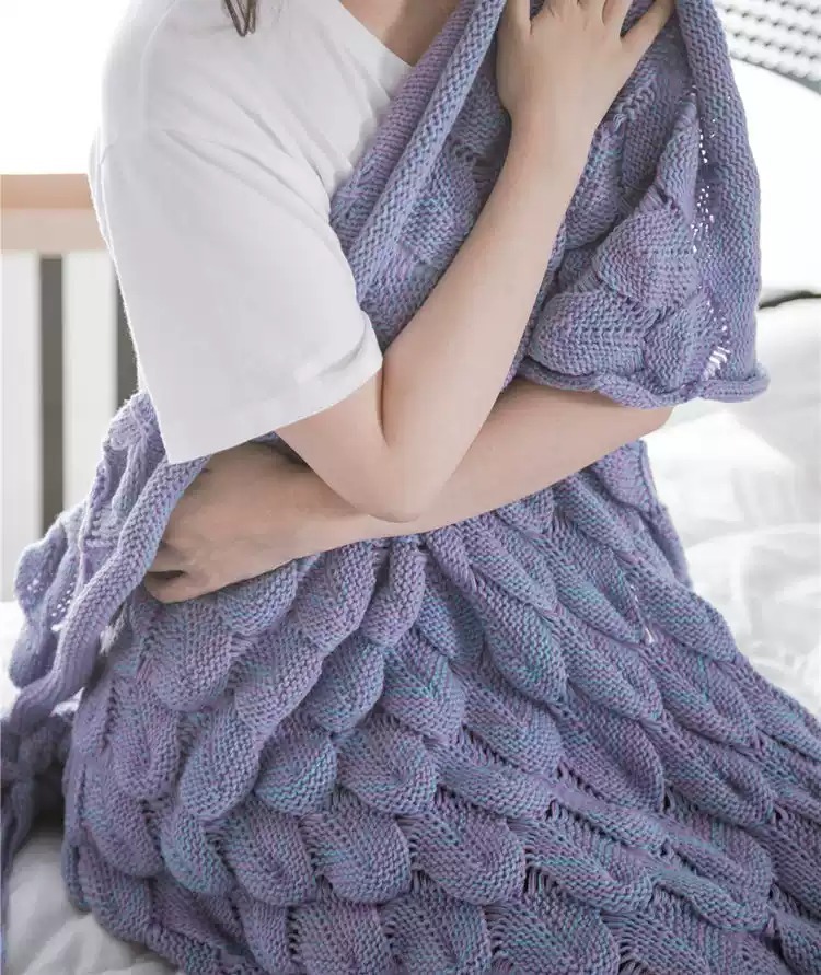 Mermaid 美人魚尾毛毯