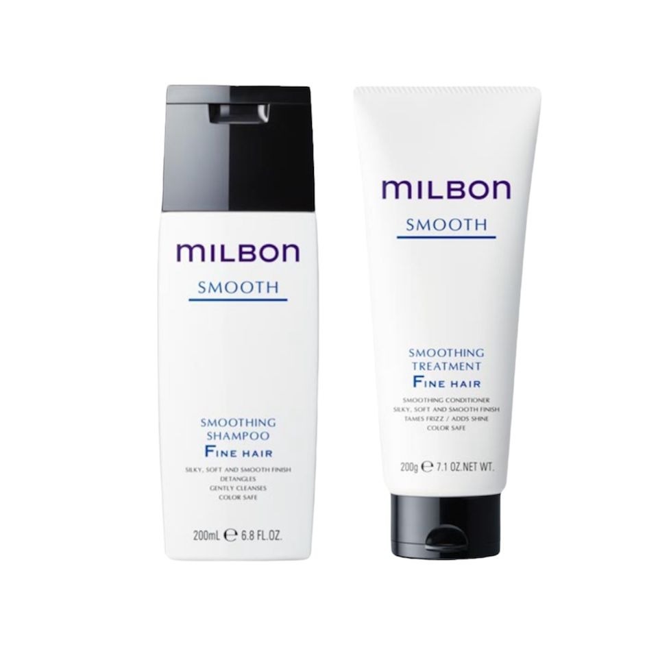 MIilbon Fine Hair Smoothing 幼軟髮質柔順亮澤洗護套裝