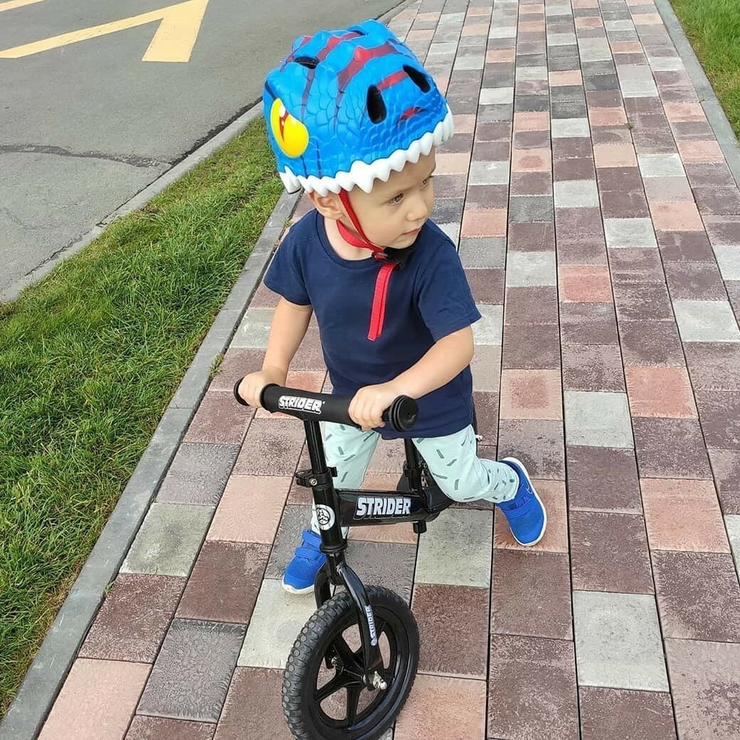 Crazy Safety 恐龍安全帽-小藍龍