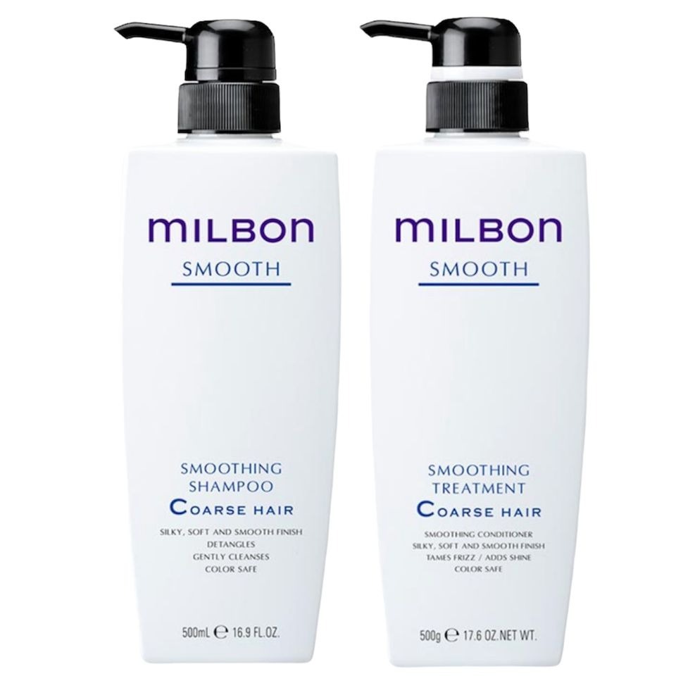 Milbon  Smoothing 粗硬髮質柔順亮澤洗護套裝