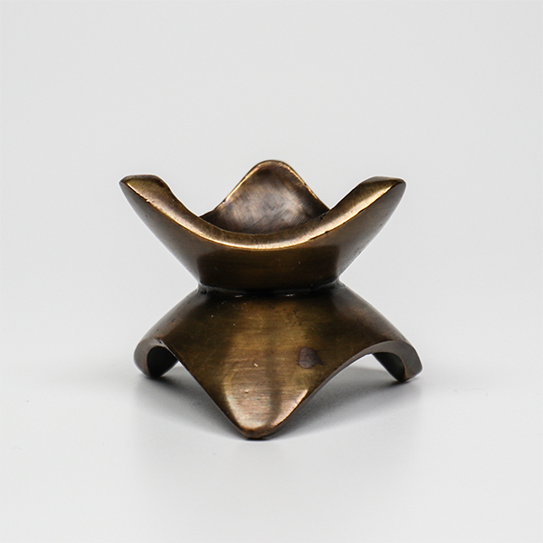 【高岡銅器】蓋置-三葉