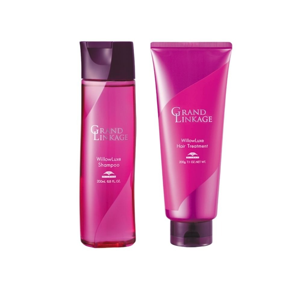 Milbon Grand Linkage Willow Luxe 柔韌修護洗護套裝 200ml+200g