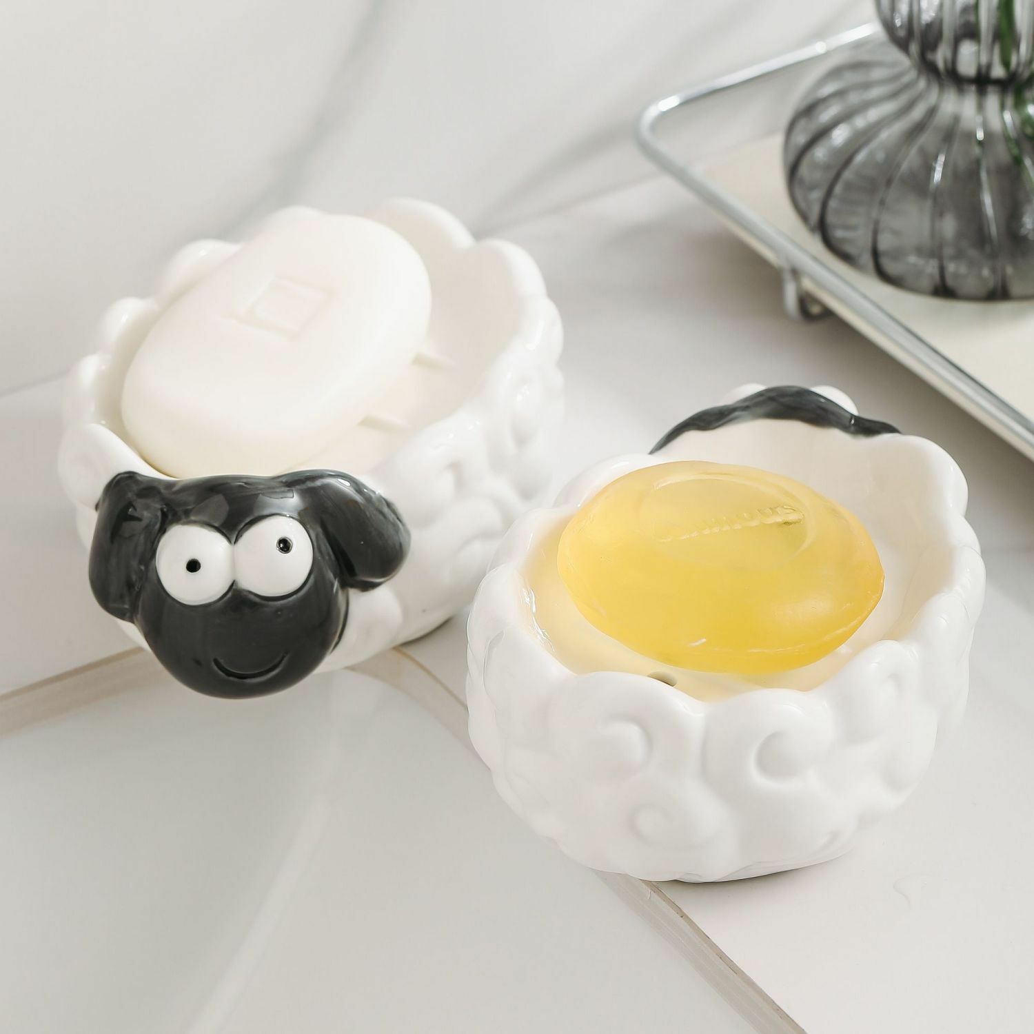 《1393》呆呆羊肥皂盒