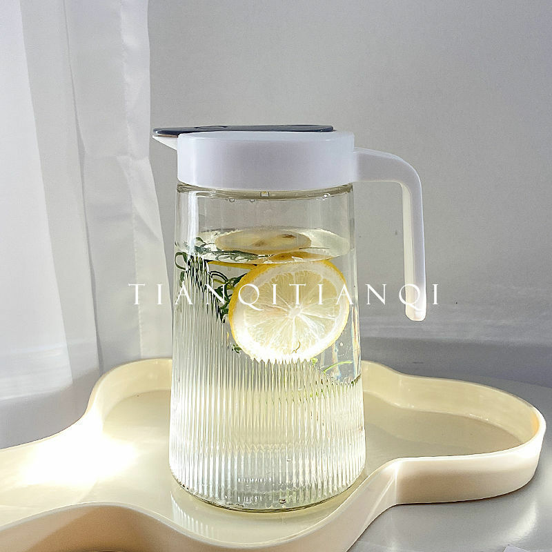 《1395》簡約風透明冷水玻璃壺