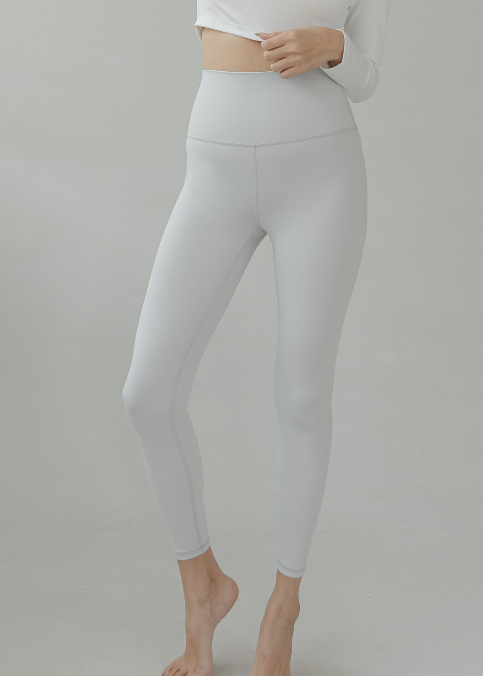 9/10 Shyni High-Rise Legging- 莫蘭迪灰