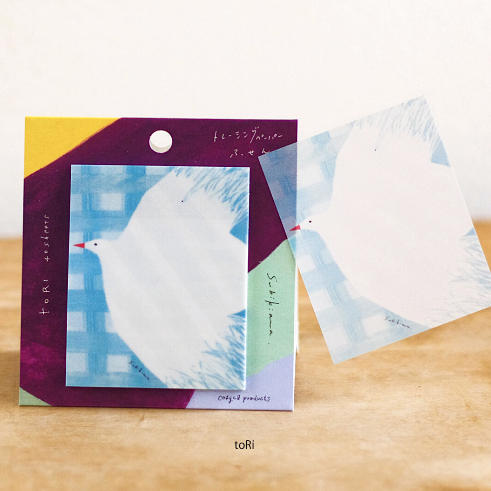 Hyogensha Tracing Paper Sticky Note－Subikiawa Series (Japanese Stationery Brand)