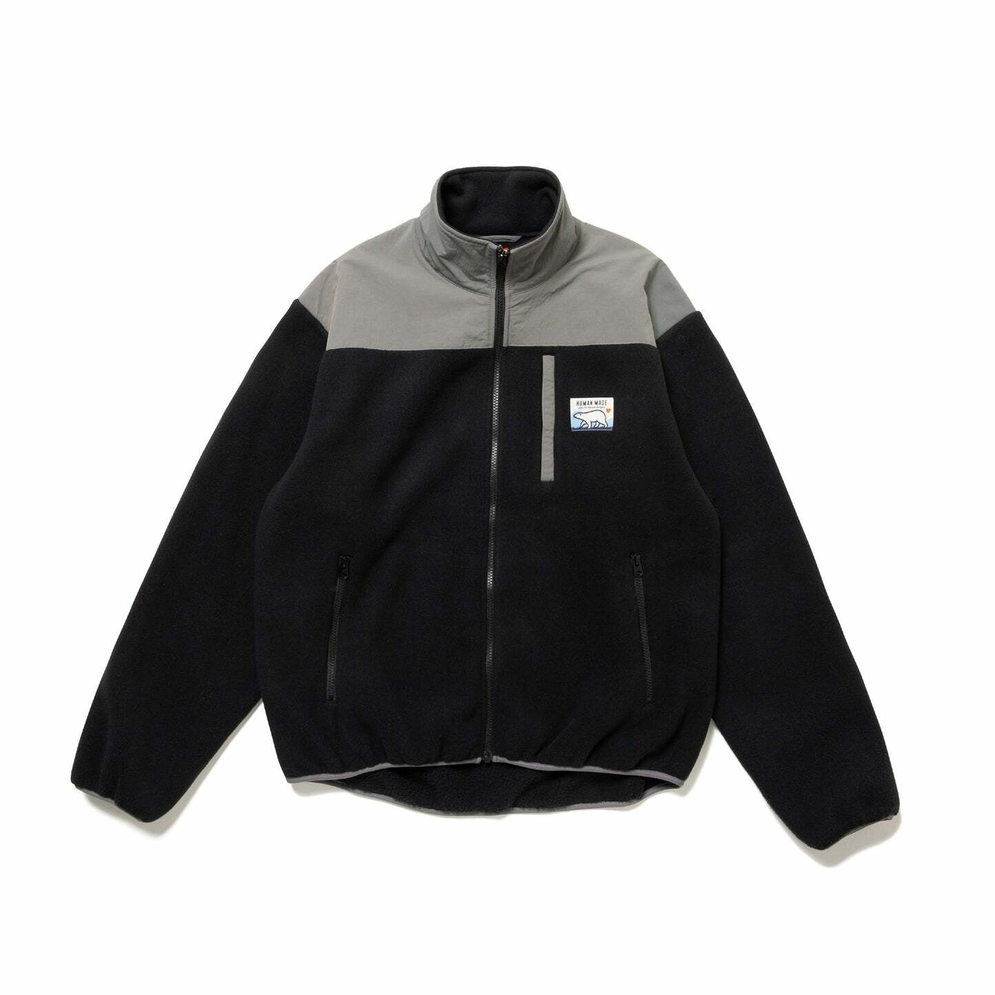 2022AW HUMAN MADE FLEECE JACKET 背後LOGO 刷毛外套3色現貨