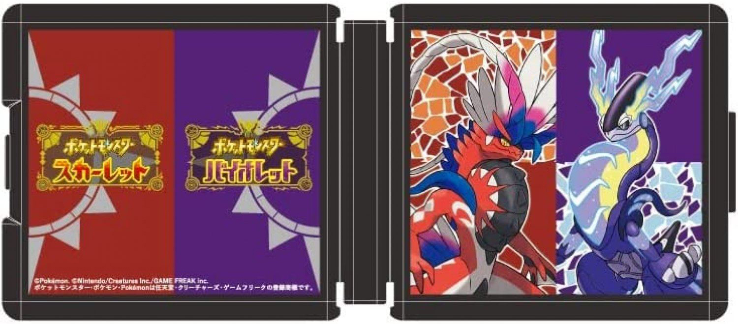 NS MAXGAMES 24入遊戲卡匣盒 寶可夢 朱&紫 故勒頓&密勒頓