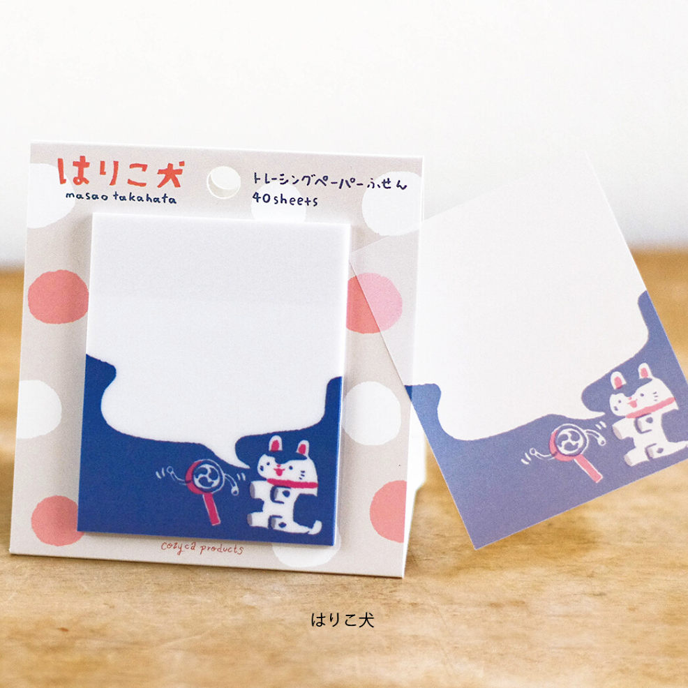 Hyogensha Tracing Paper Sticky Note－Masao Takahata Series (Japanese Stationery Brand)