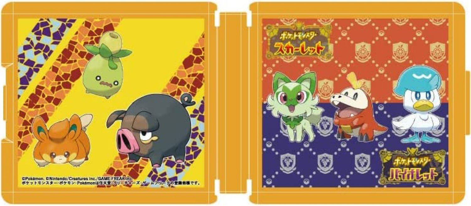 NS MAXGAMES 24入遊戲卡匣盒 寶可夢 朱&紫 御三家