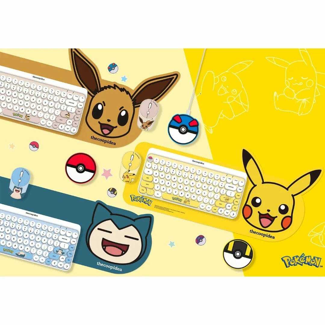 Thecoopidea POKÉMON無線鍵盤滑鼠套裝
