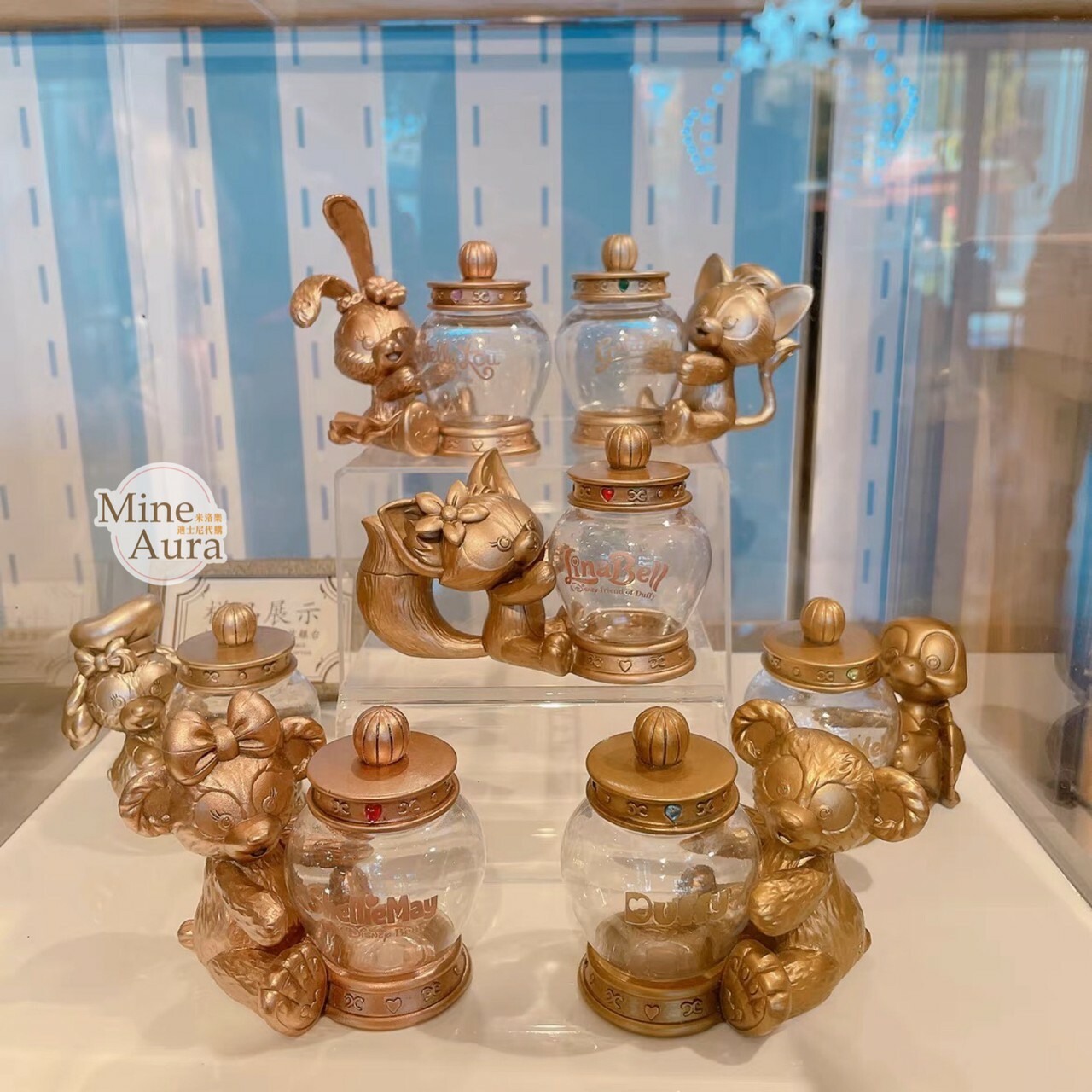 (限時特價) 達菲 Duffy 古銅色 造型擺飾盲選盒 盲盒 D&F達菲系列 -上海迪士尼樂園