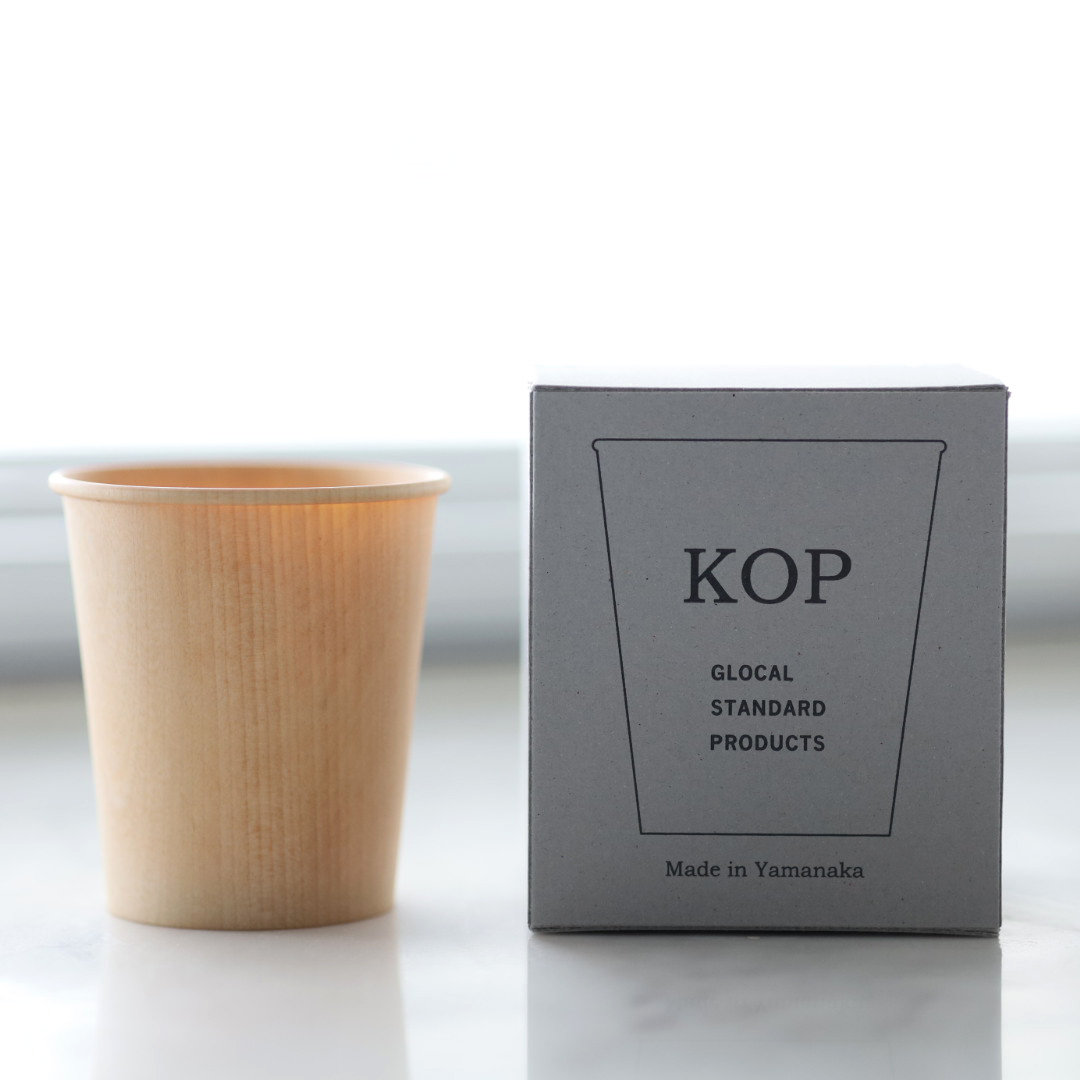 KOP 山中漆器 木紙杯 200ml