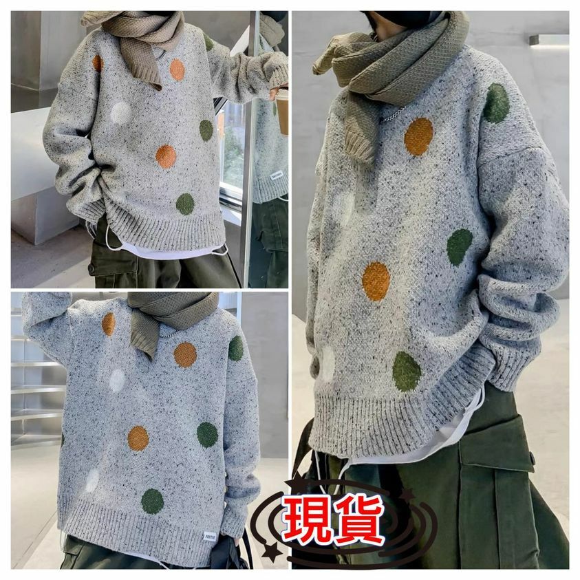 (現貨) LBK-3044兒童灰色針織衫🤩