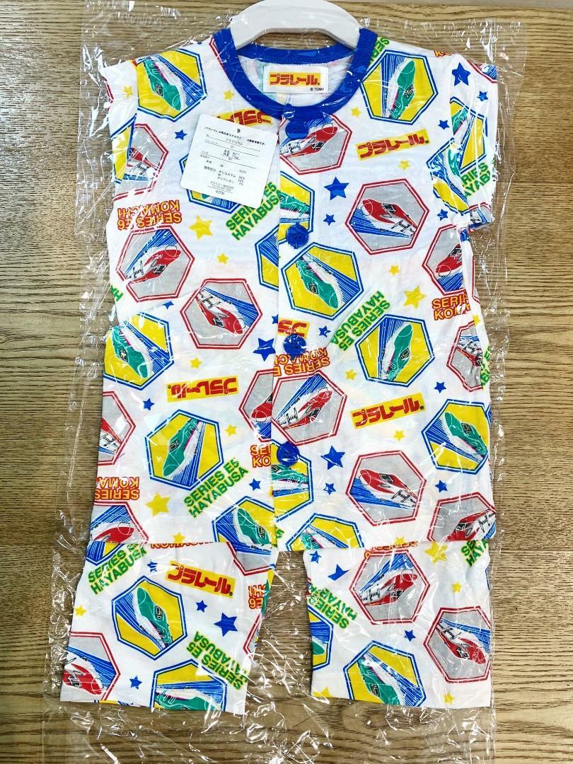 清貨優惠 新幹線 童裝短袖包腹睡衣 80,90碼