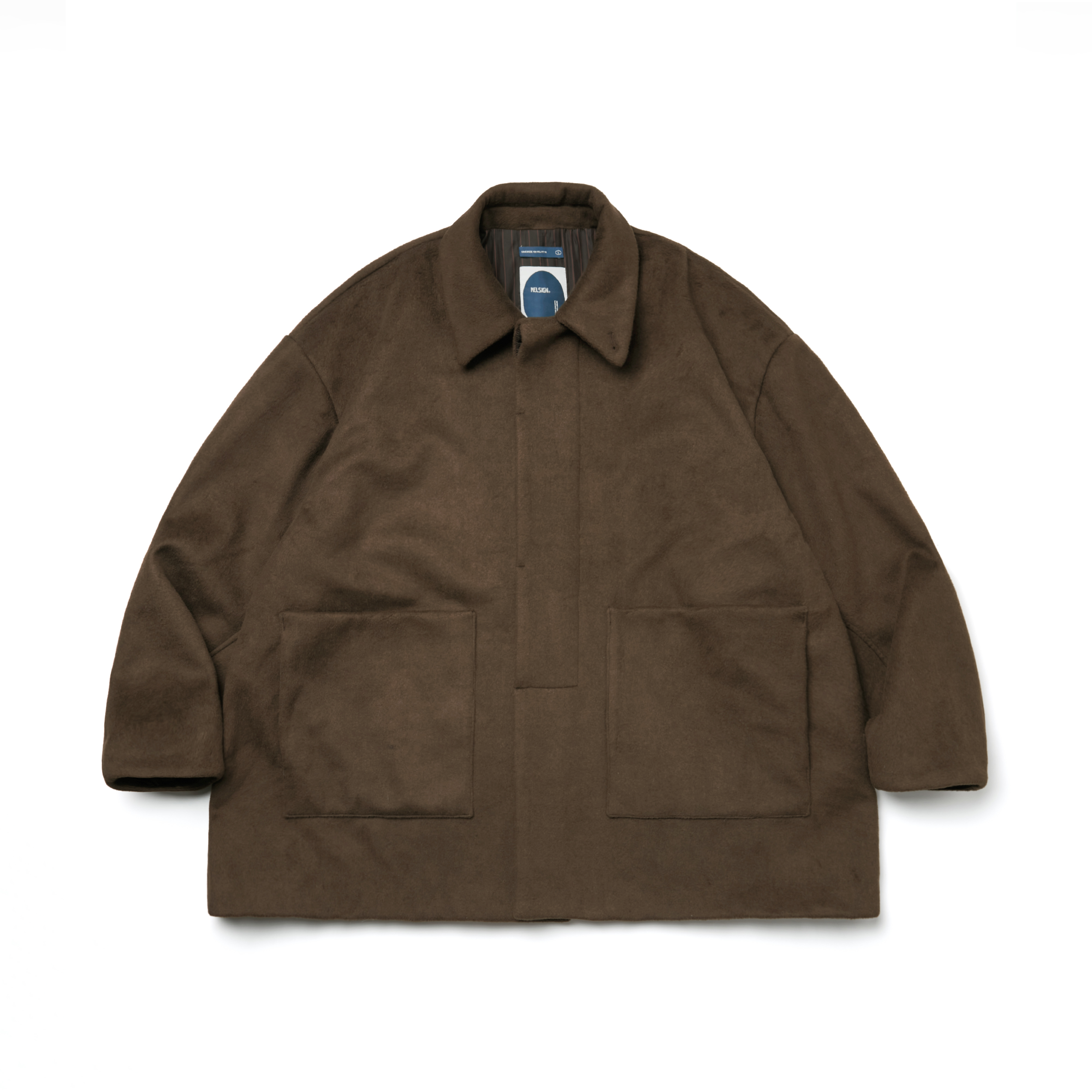 MELSIGN - Cozy Duffle Coat - Chocolate