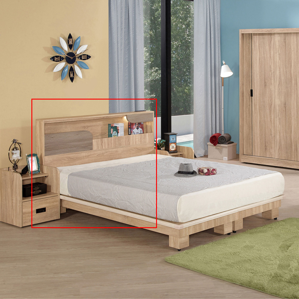 法諾梧桐色5尺夜燈床片