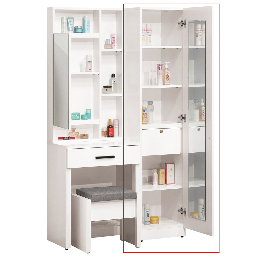 蜜雪兒1.32鏡台立櫃