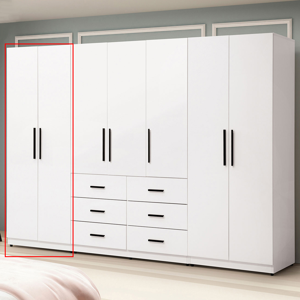 蜜雪兒2.5尺雙吊衣櫃