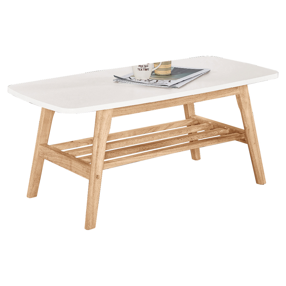 坎佩爾3.3尺白色茶几(4號)共1件