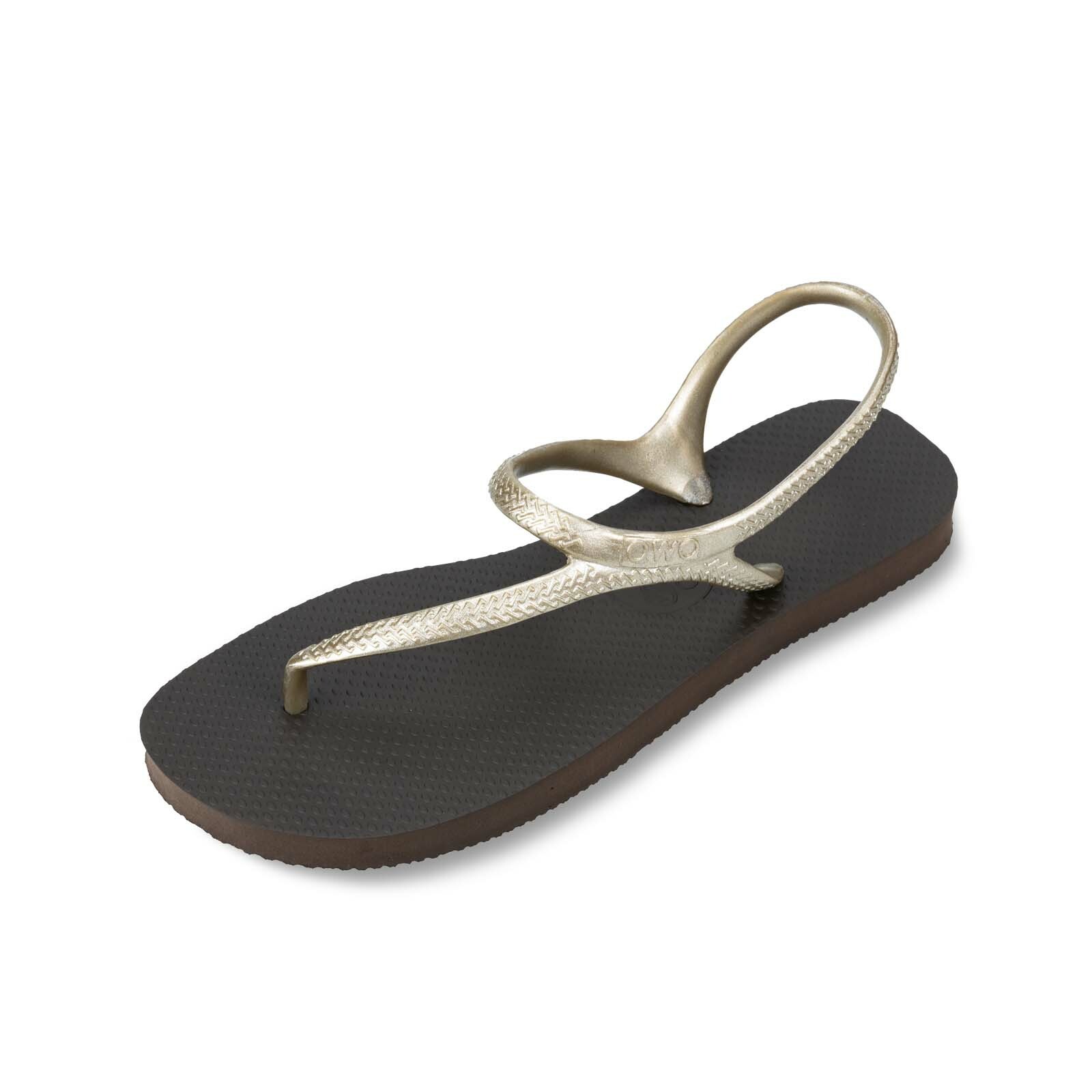 Urban綁帶涼鞋 女款珠光雙色 【焦糖棕】沙金鞋帶 腳型修長款