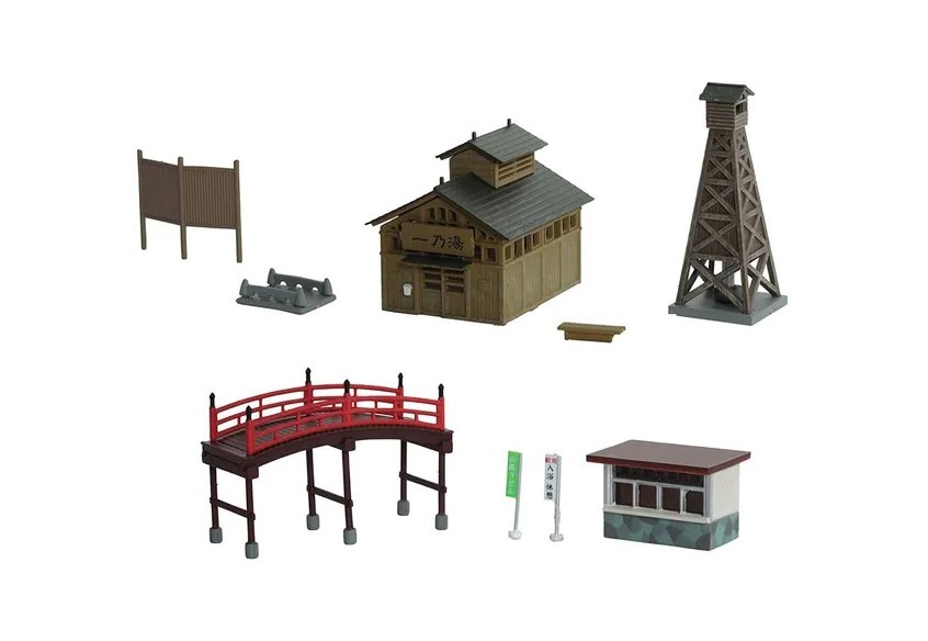 Tomytec 情景小物 106-3 N規 溫泉街小物 3