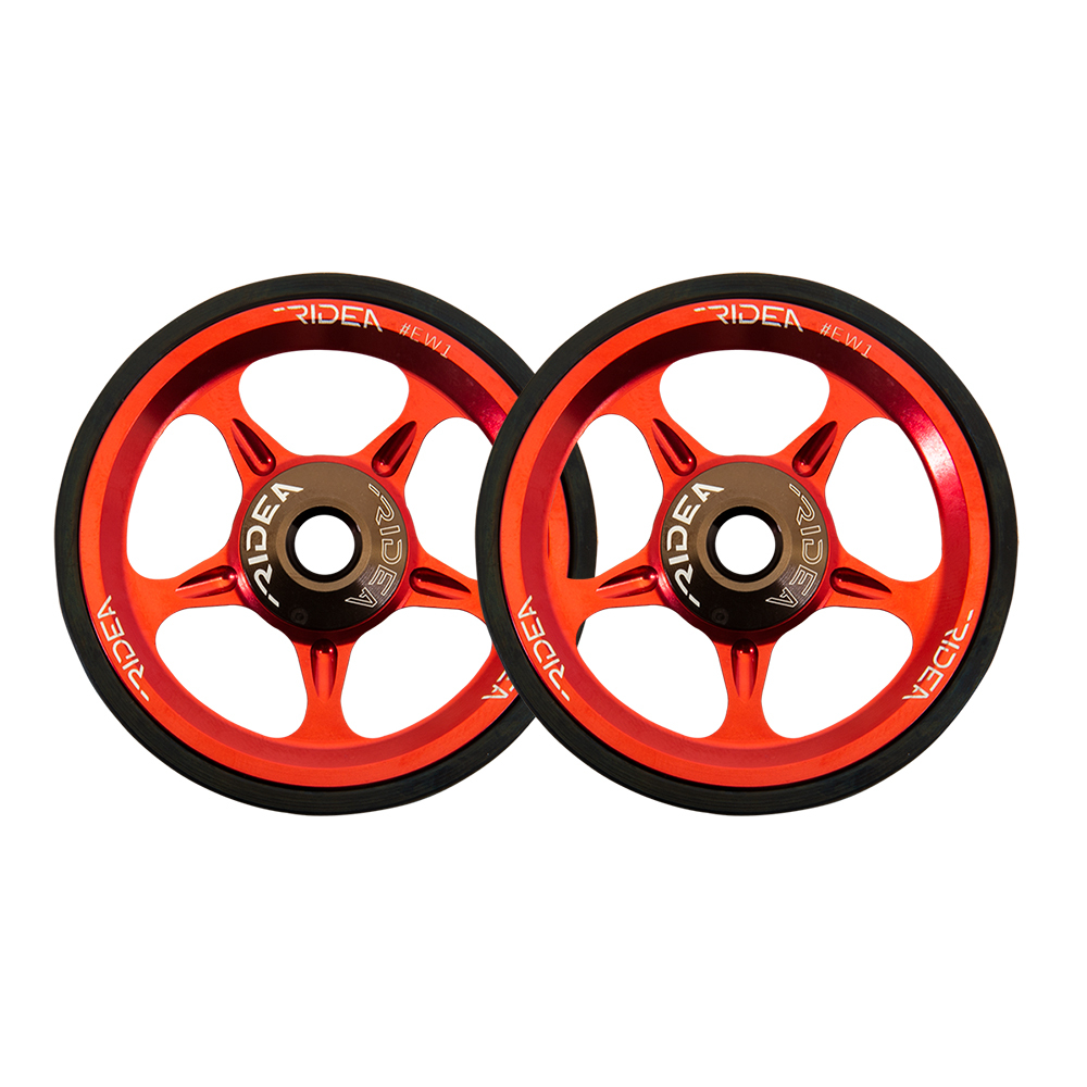 パーツ RIDEA EW2 Easy Wheel Red ヨドバシ.com - RIDEA リデア Easy Wheel（Brompton） マット