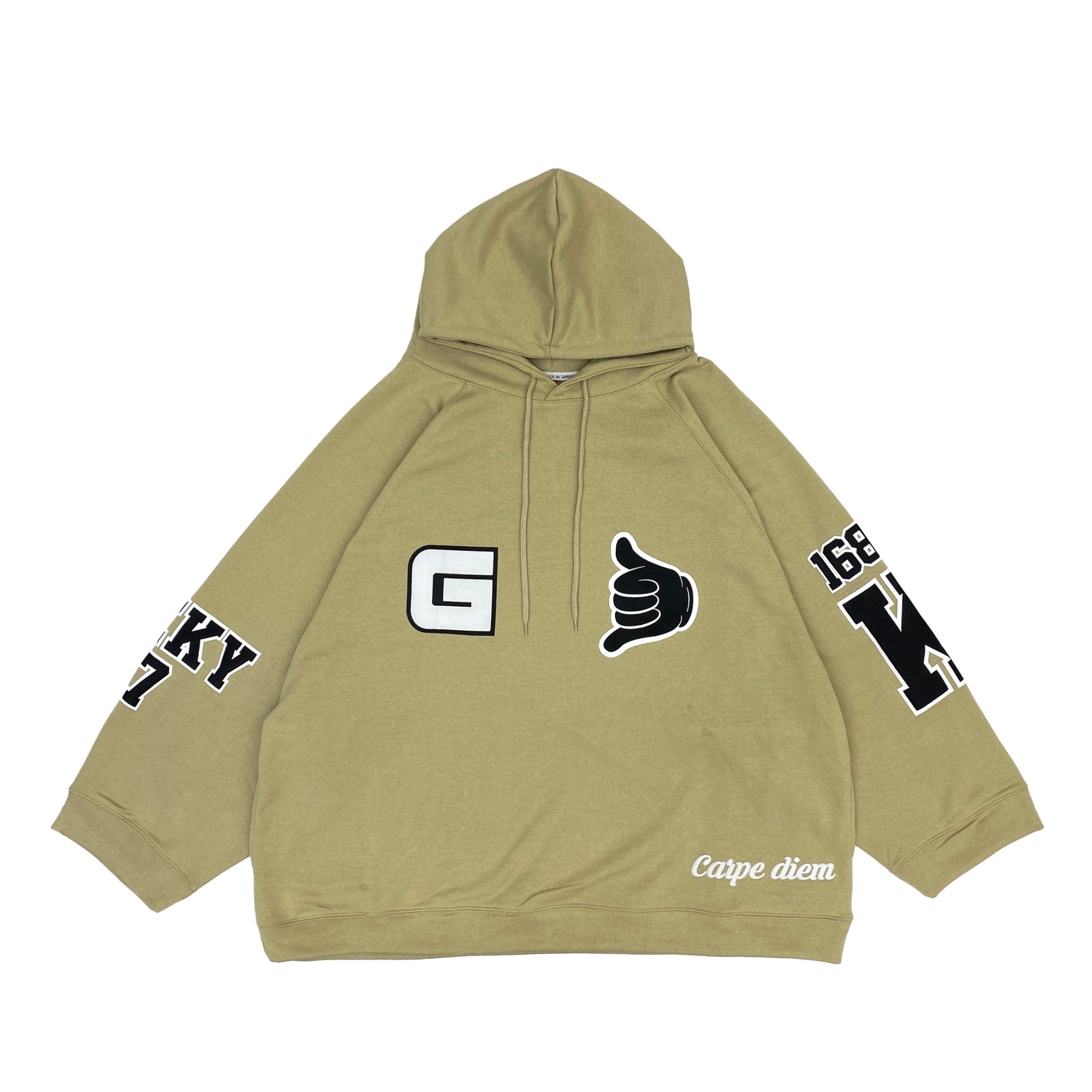 GEEKY 1680帽T-卡其