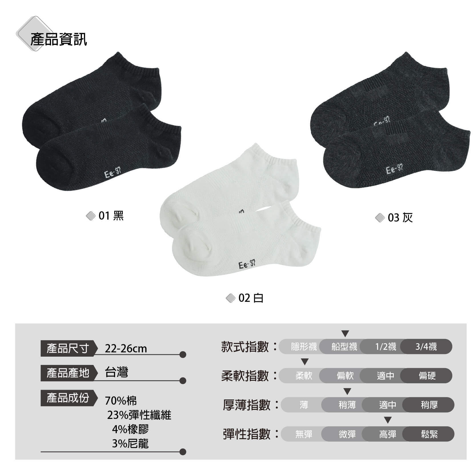 女款船襪-抗菌消臭女透氣襪