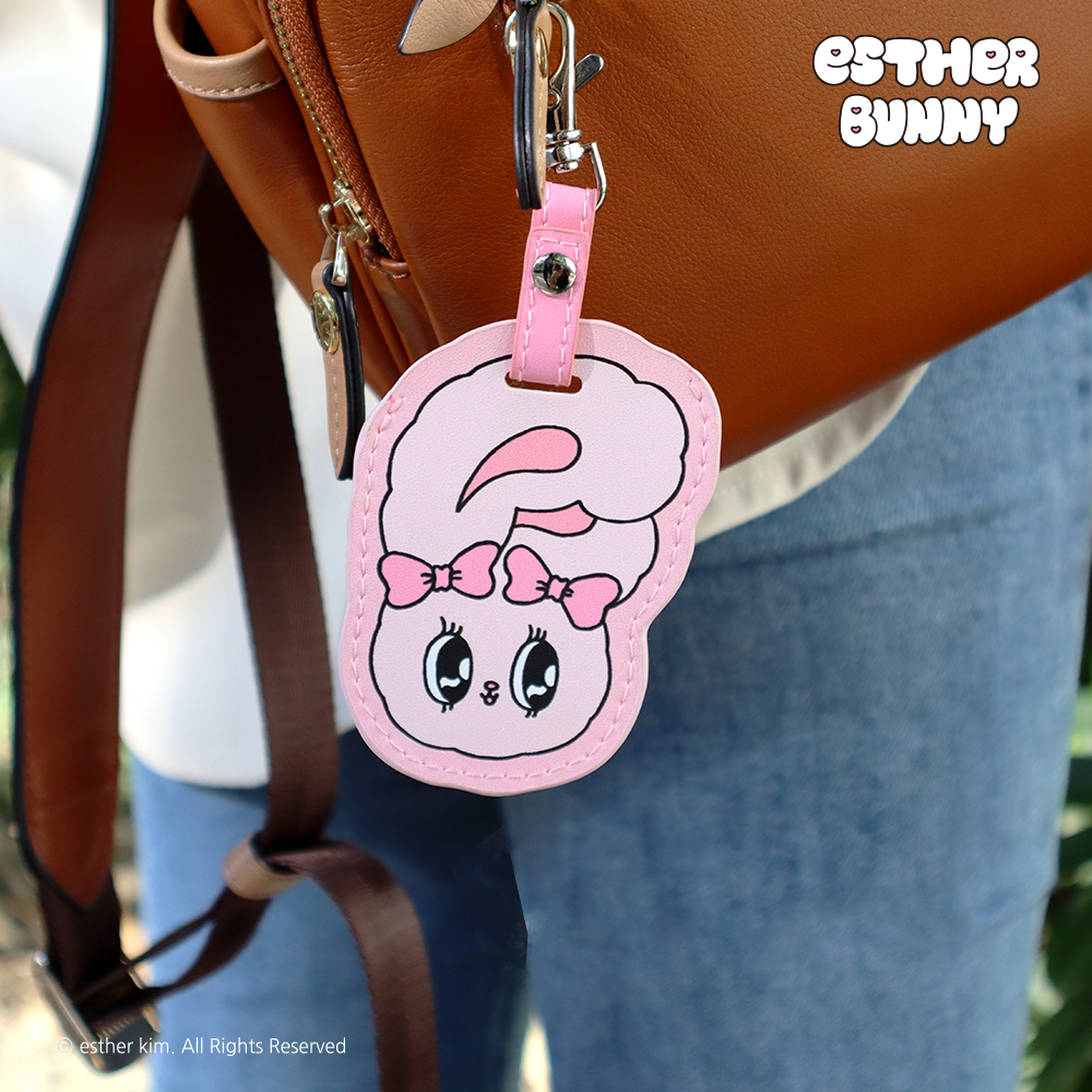 艾絲樂小兔皮革吊飾