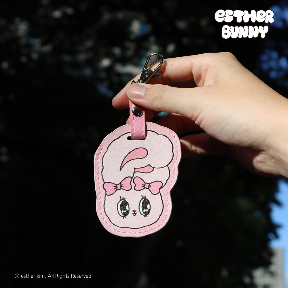 艾絲樂小兔皮革吊飾