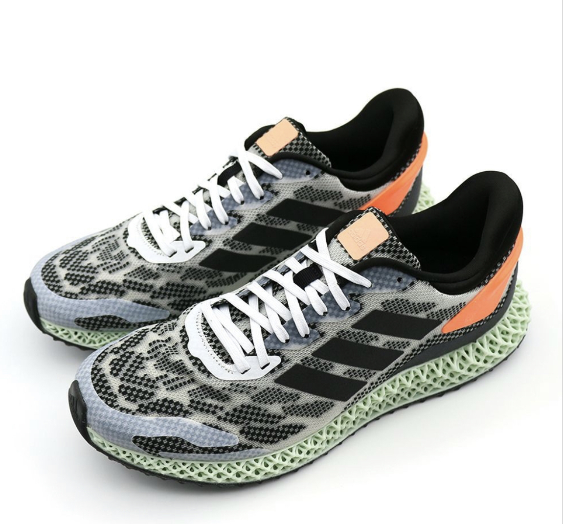 ADIDAS 4D Run 1.0 男女 慢跑鞋 白黑FW1233 NOV LU