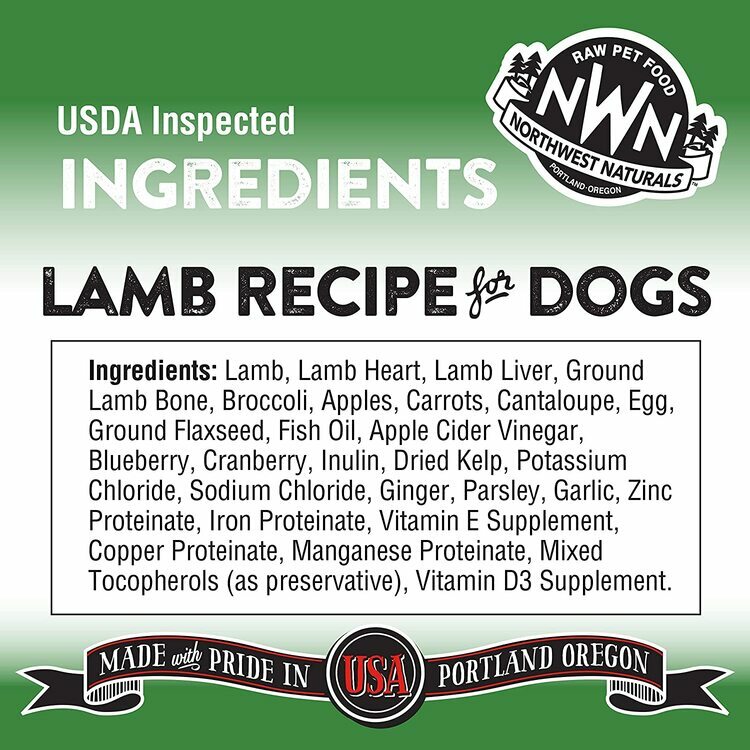 NWN-Northwest Naturals - Freeze Dried Diets for Dogs Lamb Recipe 708.7g (25oz)