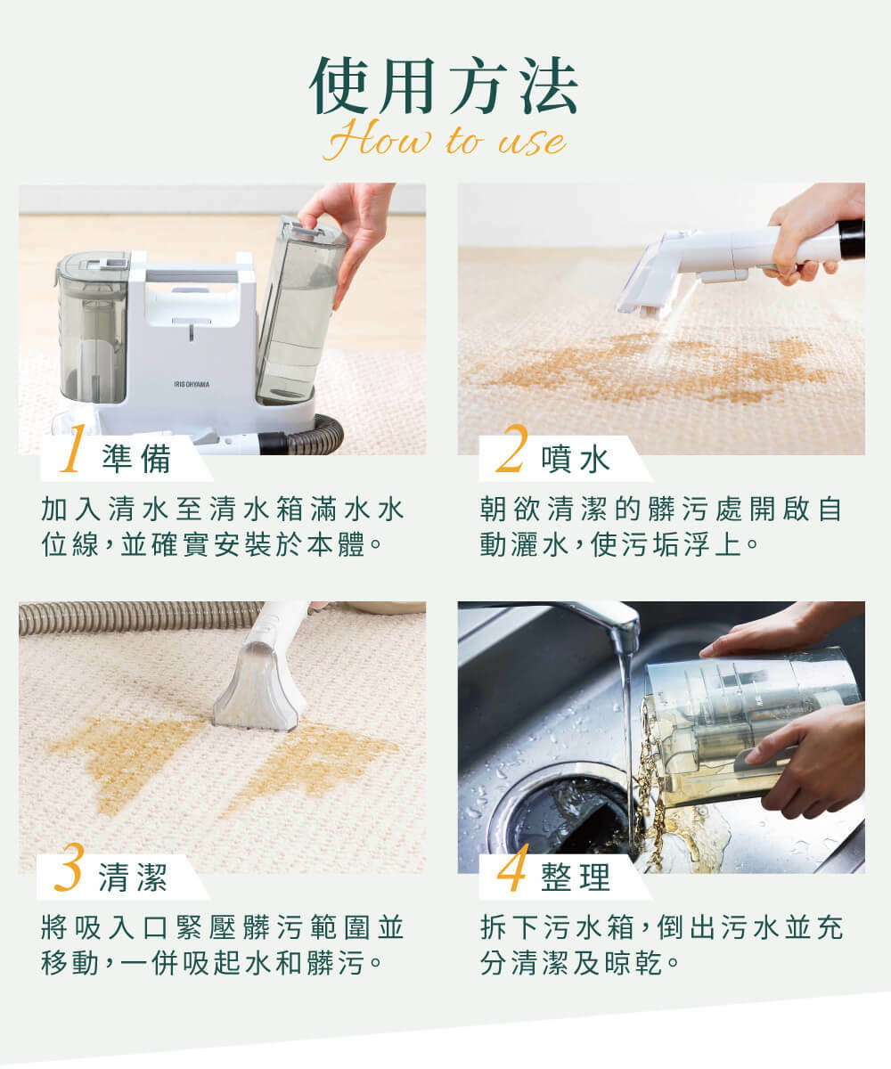 織物清洗神器】自動給水織物清潔機RNS-P10-日本IRIS OHYAMA