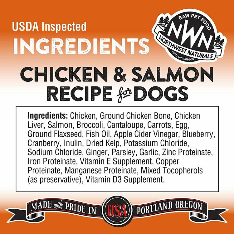 NWN-Northwest Naturals - Freeze Dried Diets for Dogs Chicken & Salmon Recipe 708.7g (25oz)