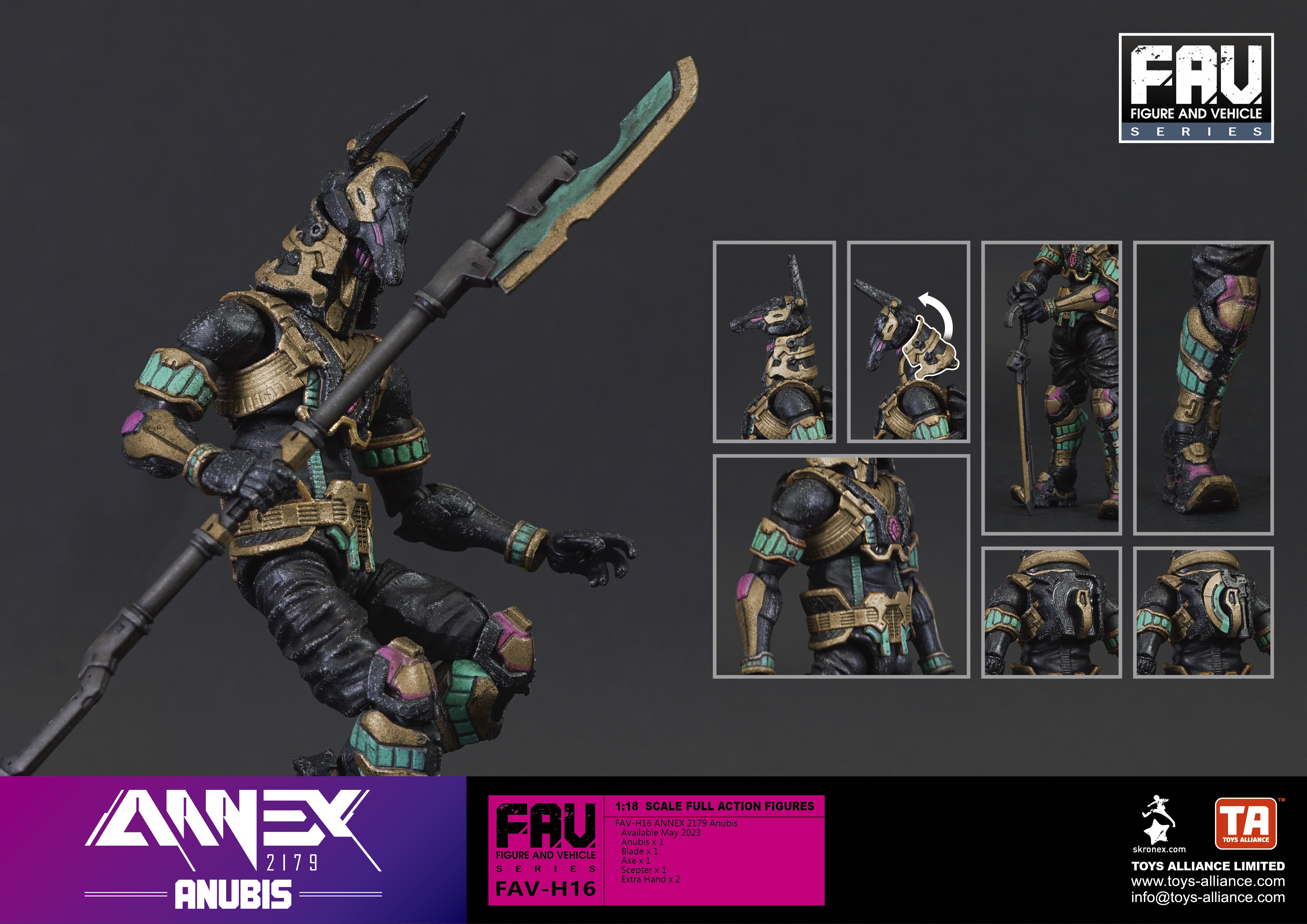 Toys Alliance : 1/18 FAV-H16 阿努比斯  (ANNEX 2179)