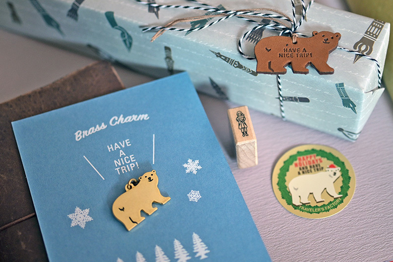 TFA限定 TN北極熊黃銅吊飾 - TRAVELER’S notebook