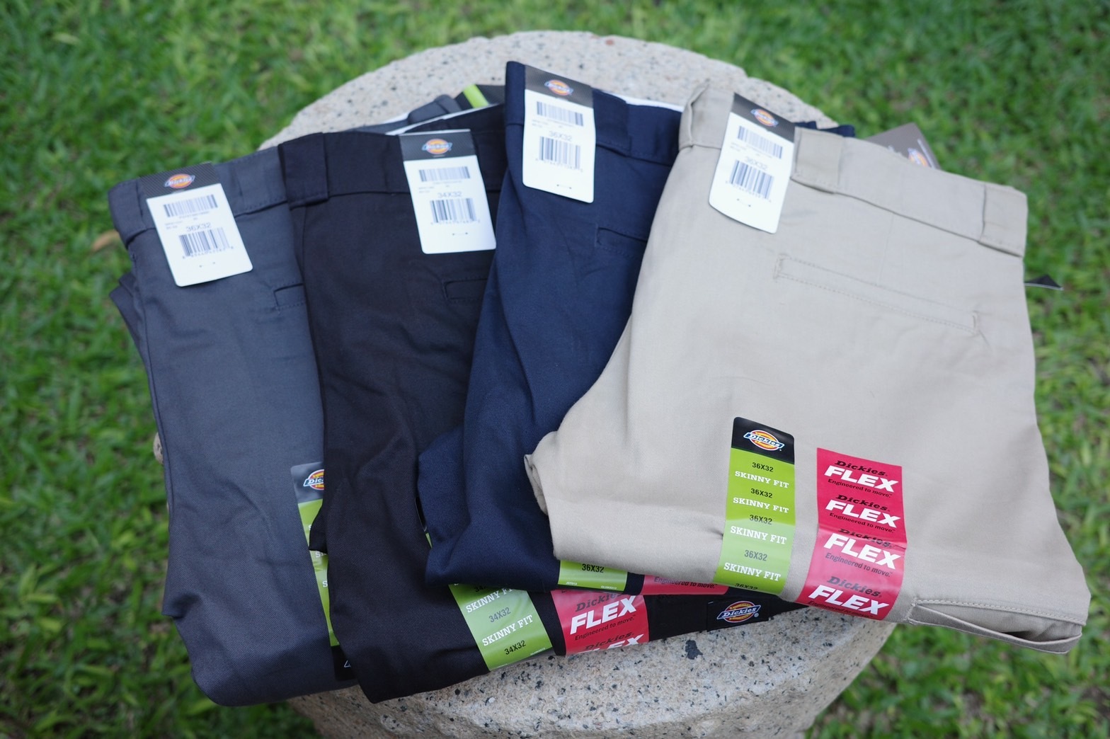 Dickies 811 超窄版 工作褲 長褲 膝蓋logo標 5色