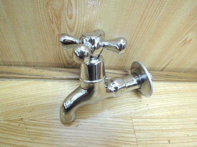 ＊中崙五金【附發票】古典十字長栓 壁式水龍頭 復古型設計 採用日本陶瓷芯 SKA-105A 台灣製