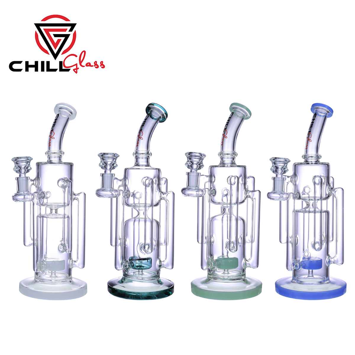 Chill Glass - JLB-215 Glass Bong 玻璃水煙壺（32.5cm）
