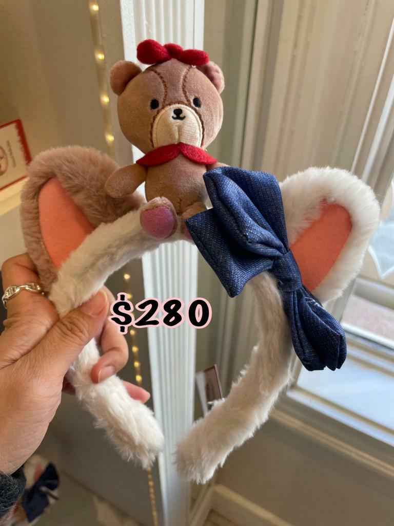 日本USJ Hello Kitty 泰迪小熊頭箍